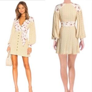 Free People Floral Wonderland Mini Dress Women’s Size XS